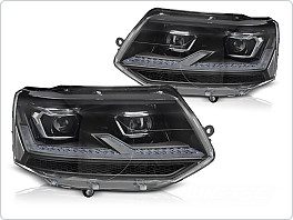 FULL LED PŘEDNÍ SVĚTLA VW T5.1, 2010-2015, DRL, LED, lpvx25