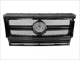 PŘEDNÍ MASKA MERCEDES G W463, 1990-2012, SPORT STYL, ČERNÁ, grmec9