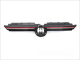 PŘEDNÍ MASKA S LED VW GOLF VIII, 2019-2024, ČERNÁ LESKLÁ, RED LINE, grvw48