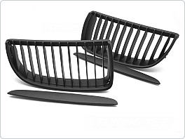 Přední maska, ledvinky BMW E90, E91 2005-2008, černý mat GRBMH5