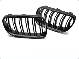 PŘEDNÍ MASKA, LEDVINKY. BMW E92 / E93 LCI, 2010-2013, M STYL, ČERNÁ LESKLÁ, grbmi6