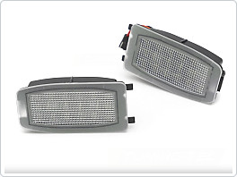 LED OSVĚTLENÍ ZRCÁTKA PRO LOUŽOVÉ ZRCÁTKO LAND ROVER DISCOVERY, RANGE ROVER, FREELANDER, VOLVO S60, V70, XC70