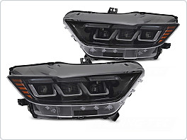 PŘEDNÍ SVĚTLA FORD MUSTANG, 2014-2017, FULL LED, SEQ, DRL, lpfod4