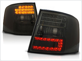 Zadní světla, lampy LED Audi A6, 1997-2004, combi, kouřové LDAU44