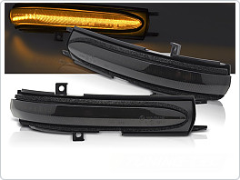 BOČNÍ dynamické BLINKRY DO ZRCÁTEK HONDA CIVIC, 2004-2006, ACCORD 2002-2008, SEQ, KOUŘOVÉ