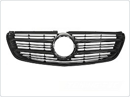 Přední maska MERCEDES V-CLASS W447 2014-2019, SPORT STYLE, Lesklá černá