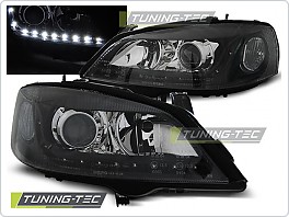 Přední světlomety, světla, lampy Opel Astra G, 1998-2004, LED Daylight, černé black LPOP82