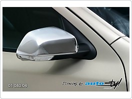 Chromové, plastové kryty zrcátek Škoda Octavia 2, 2004-2008