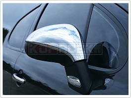 Chromové, nerezové kryty zrcátek Peugeot 207
