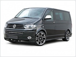 Chromové, nerezové kryty zrcátek Volkswagen VW T5, 2010-2015, VW T6, 2015-