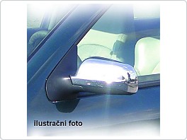Kryty zrcátek VW Passat 3C, chrom/plast, 2005-