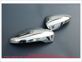 Chromové, nerezové kryty zrcátek VW Scirocco, 2009-