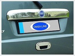 Chromová, nerezový kryt kliky zadních dveří Fiat Doblo, 2006-2009