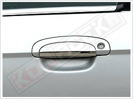 Chromové, nerezové kryty klik Hyundai Getz, 3dveř. 2002-