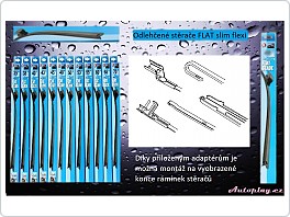 Stěrač FLAT flexi slim 70cm
