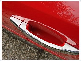Chromové, nerezové kryty klik Opel Astra H