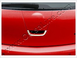 Chromový, nerezový dekor kliky zadních dveří, Opel Astra J