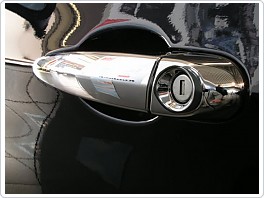 Chromové, nerezové kryty klik BMW X5 E70, 2007-2013