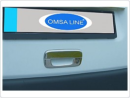 Chromový, nerezový kryt kliky (madla) zadních dveří Citroen Berlingo 1996-2008