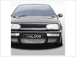 Přední maska bez znaku Volkswagen Golf 3, 1992-1998, černá, VR6 design