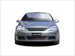 Přední maska bez znaku Volkswagen Golf 5, 2003-2009, černá