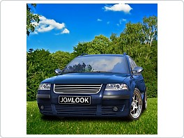 Přední maska bez znaku Volkswagen Passat 3BG, 2000-2004, chromová