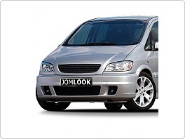 Přední maska bez znaku Opel Zafira A, 1999-2004, černá