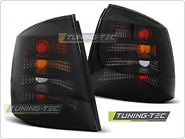 Zadní světlomety, světla, lampy Opel Astra G 3/5dveř., 1998-2004, čiré, černé LTOP48