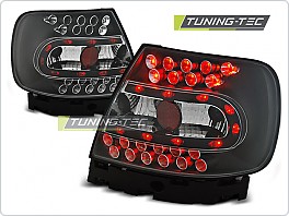 Zadní světlomety, světla, lampy LED Audi A4, 1995-2000, sedan, čiré, černé LDAU11