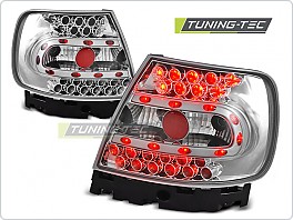 Zadní světla, lampy LED Audi A4, 1995-2000, sedan, čiré, chrom LDAU12