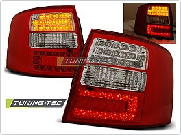 Zadní světla, lampy LED Audi A6, 1997-2004, combi, čiré, červené LDAU04