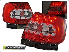 Zadní světla, lampy LED Audi A4, 1995-2000, sedan, čiré, červené LDAU07