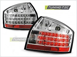 Zadní světla, lampy LED Audi A4, 2001-2004, sedan, čiré, chrom LDAU26