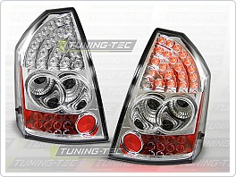 Zadní světla, lampy LED Chrysler 300C, 2005-2010, čiré, chrom LDCH01