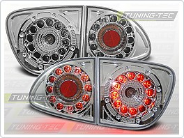 Zadní světla, lampy LED Seat Leon, 1998-2005, čiré, chrom LDSE04