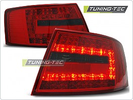 Zadní světla, lampy LED Audi A6, 2004-2008, sedan, kouřové, červené 6PIN, LDAU64