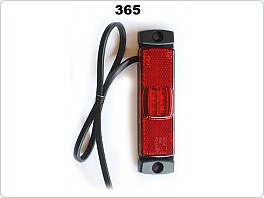 Pozička LED, 12-24V, červená