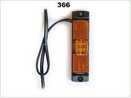 Pozička LED, 12-24V, oranžová