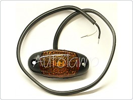 Světlo poziční LED, 12-24V, oranžové