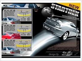 Křídlo UNI, STARTREK 3/2, 128cm