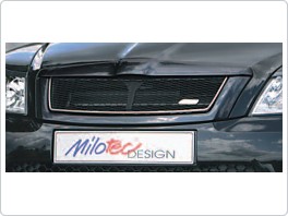 Maska Milotec s černou mřížkou, Škoda Octavia 2, facelift