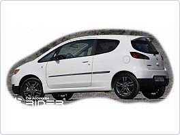 Ochranné boční lišty dveří Mitsubishi Colt 3dveř. 2008-2012