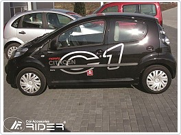 Ochranné boční lišty dveří Citroen C1 5Dveř. 2006-