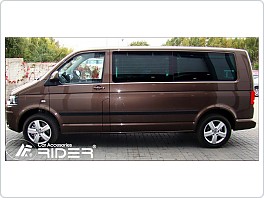 Ochranné boční lišty dveří VW T5, 2003-2015, dlouhá verze LONG
