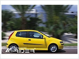 Ochranné boční lišty dveří Fiat Punto II 3D 03R htb
