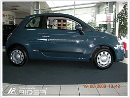 Ochranné boční lišty dveří Fiat 500 2008+