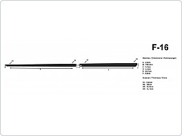 Boční ochranné lišty dveří 103+85cm výprodej