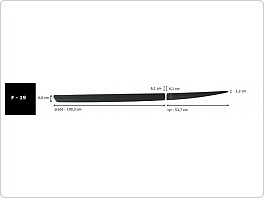 Boční ochranné lišty dveří 100+54cm