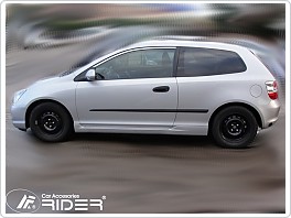 Ochranné boční lišty dveří Honda Civic 3dveř. 2001-2006 htb