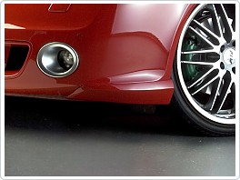 BODY-KIT RS přední rozšíření nárazníku, ABS-černý, Škoda Octavia 2 RS, výprodej